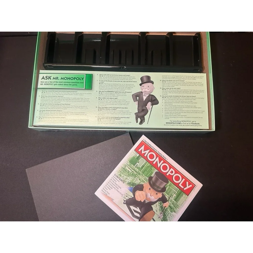Monopoly Fast Dealing Property Trading Board Game - Cat Token-Hasbro -Speed Die